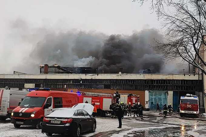 Очевидец раскрыл подробности мощного пожара на северо-востоке Москвы