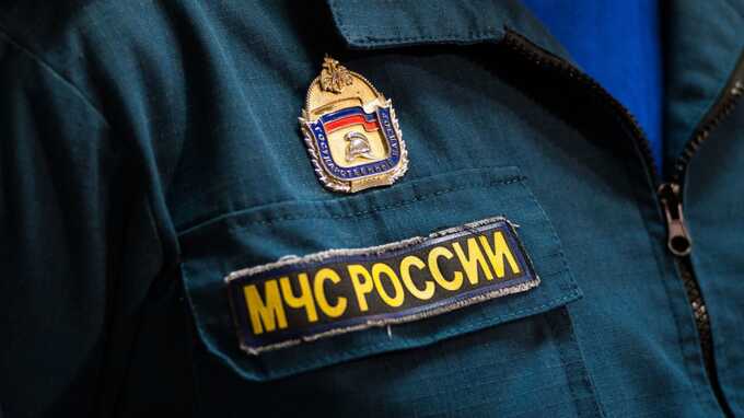 На Воробьевых горах в Москве вспыхнуло возгорание стройки горнолыжного комплекса