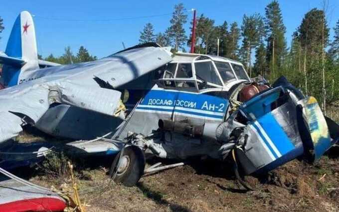 В Забайкалье самолет с 10 пассажирами совершил жёсткую посадку