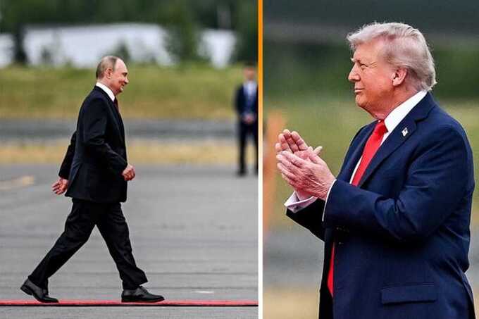 Трамп встретил Путина аплодисментами на красной дорожке